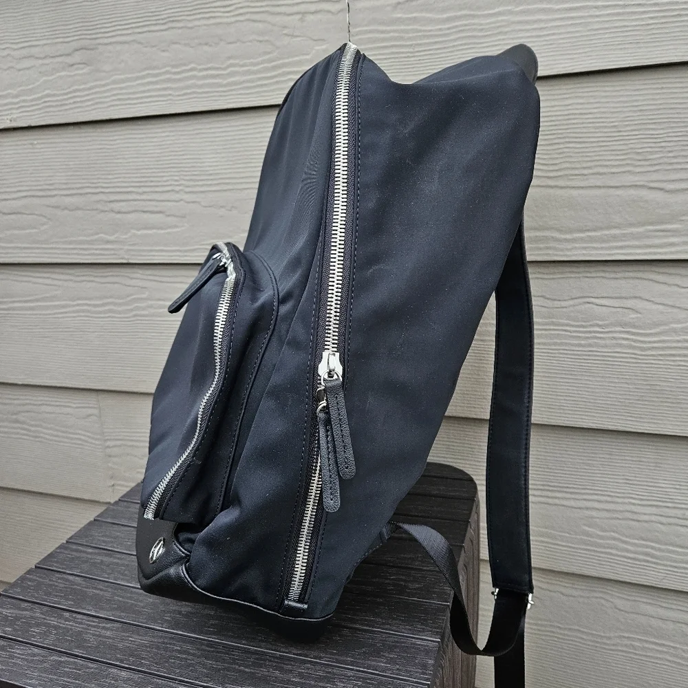 Haerfest x Mercedes Benz Limited Edition Black Nylon Vegan Leather Backpack Bag